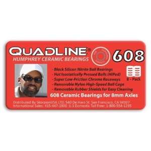  Richard Humphrey Quadline Ceramic Bearings 608   8 pack 