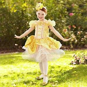 NWT Disney Princess Belle Ballerina Tutu Costume Dress  