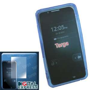  Blue Gel Skin Case Cover For Motorola XT875 Targa + SP 