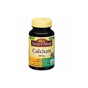  Nature Made Calcium 500 Mg and Vitamin D Tablets, Tablets 
