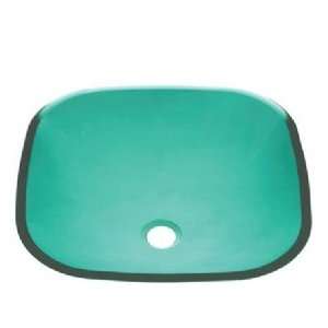   Tempered Class Vessel Sink MGE 05006 3 C Clear Green