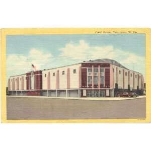  1950s Vintage Postcard   Field House   Huntington West 