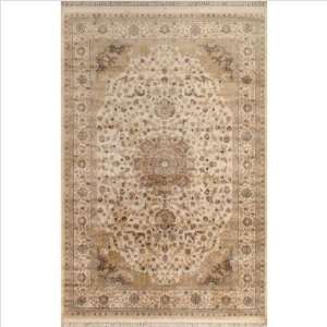  Imperial Mosaic Medallion Butter Cream Oriental Rug Size 