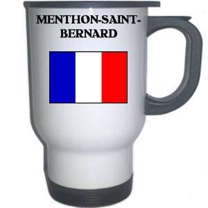  France   MENTHON SAINT BERNARD White Stainless Steel Mug 
