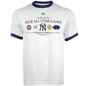  Majestic New York Yankees MLB All Star Game Ringer T shirt 