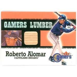  Roberto Alomar 2000 Fleer Gamers Gamers Lumber Game Used 