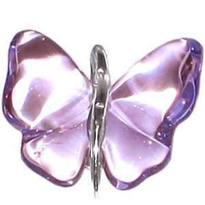  LALIQUE Mauve Butterfly Pendant LALIQUE Jewelry