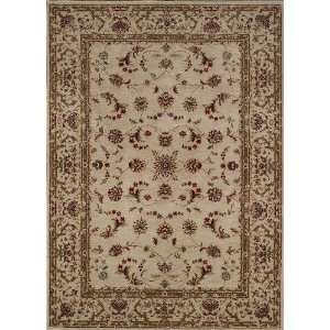  Imperial Ivory Traditional Polypropylene Woven Area Rug 8 