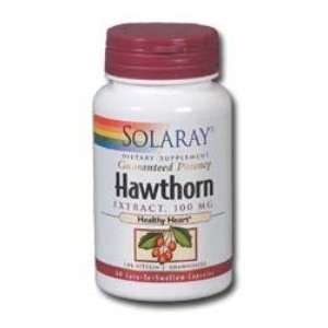  Hawthorn Extract 60 Caps 100 Mg   Solaray Health 