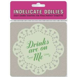  Knock Knock 10055 Indelicate Doilies, Package of 8 