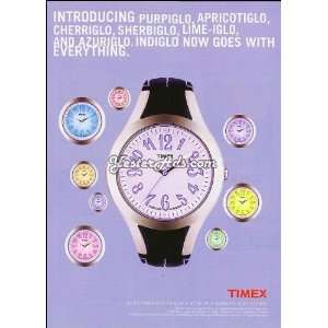  2005 Vintage Ad Timex Corporation Timex Indiglo 
