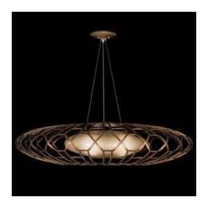 Fine Art Lamps 789040 Entourage 10H 3 Light Pendant in Rich Bourbon 
