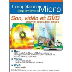  son, video et DVD ; matériel, acquisition, édition 