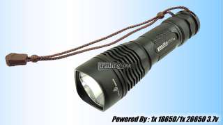 26650 /18650 1600Lm CREE XM L XML T6 LED Flashlight Torch MA10  