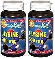 Bottles L  LYSINE 500 mg 100 Tablets  