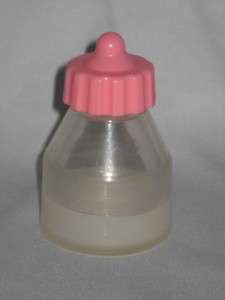 Miniature Pretend Baby Doll Pink Top Toy Milk Bottle Piece  