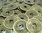 50PCS Fengshui Wealth 2.3CM Dragon&Phoenix Coins+5 Bags  