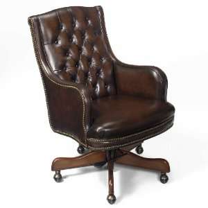  Executive Traditional Leather High Back Swivel Office 