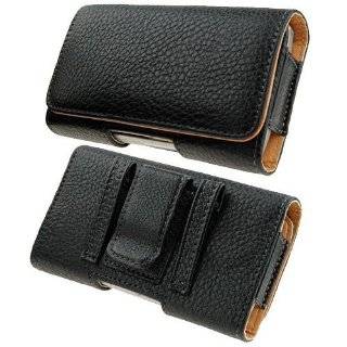  Portola Black iPhone 4S Leather Pouch Carrying Case cover Holster 
