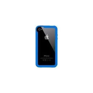  For iLUV Apple iPhone 4 Bumper Silicone Case Skin BLUE 
