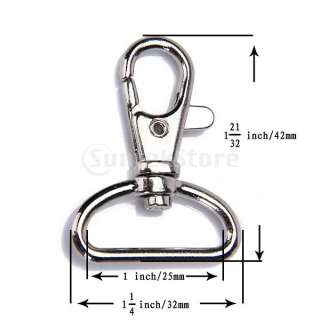   SWIVEL TRIGGER SNAP HOOK Clasps Lobster Keychain Bags Findings  