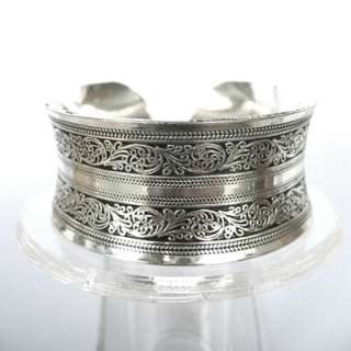  Exquisite tibet silver Carved Lucky bracelet  