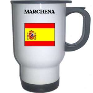  Spain (Espana)   MARCHENA White Stainless Steel Mug 