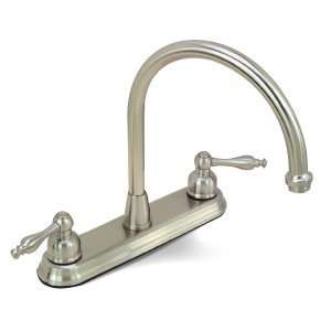  Premier Brushed Nickel Faucet Two Handle with Side Spray 