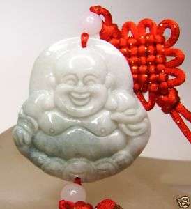 Chinese Jade Amulet Pendant LAUGHING BUDDHA 90g  