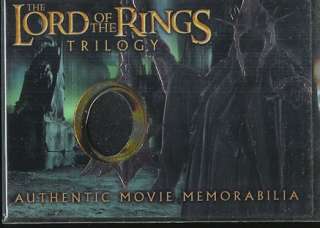LOTR Trilogy Chrome Memorabilia Card Witch kings Robe  