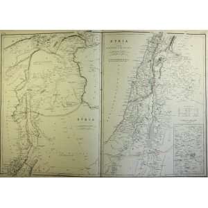  Blackie Map of Syria and Palestine (1860)