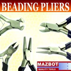 Mazbot Jewelry Making Tool Set Beading Pliers   5pcs  