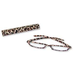   Leopard Reading Glasses   +1.75 Magnification