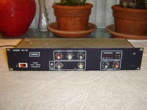 Ashly SC 55, Original Blueface Stereo Compressor, Vintage Rack  