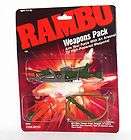 Coleco 0836 Rambo Weapons Pack for Action Figures MOC 1986 M16 machine 