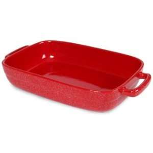  Lynns Concepts Red Speckle Small Rectangular Baker