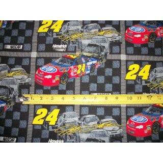  NASCAR® #24 Jeff Gordon Car Racing Fleece Fabric Print by 