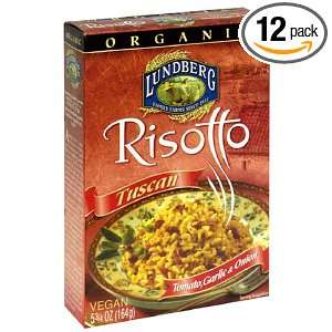 Lundberg Risotto, Organic Tuscan, 5.75 Ounces (Pack of 12)