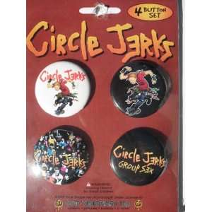  Circle Jerks 4 Button Set 
