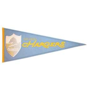  San Diego Chargers Throwback Pennant