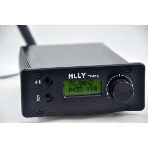 Fm Transmitter Hlly Tx 01s Power Adjustable High end Technology Black