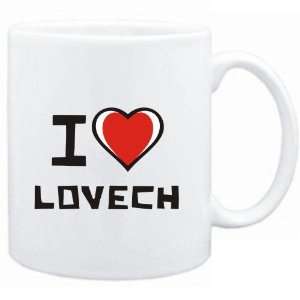  Mug White I love Lovech  Cities