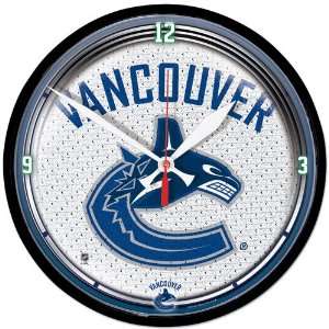  Vancouver Canucks Round Clock