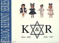 German Kammer Reinhardt (K & R) Dolls + Clothes 1924 1927 / Rare 