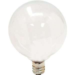   25 Watt 200 Lumen Decorative G16.5 Incandescent Light Bulb, White