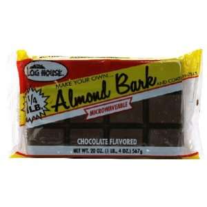 Log House Candy Almond Bark Chocolate 20 Grocery & Gourmet Food