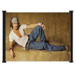  Johnny Depp Fabric Wall Scroll Poster (25x16) Inches 