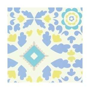   Dena Designs Taza Fabric 45 100% Cotton D/R Josephine/Blue 15 yards