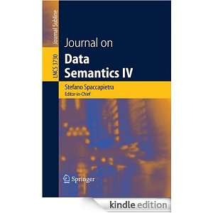 Journal on Data Semantics IV v. 4 Stefano Spaccapietra  