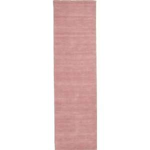  29 x 99 Pink Hand Knotted Wool Gabbeh Runner Rug 